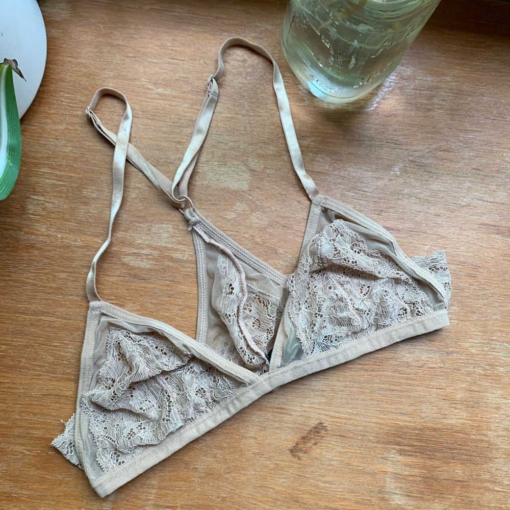 Out From Under UO Sheer Lace Triangle Bralette
